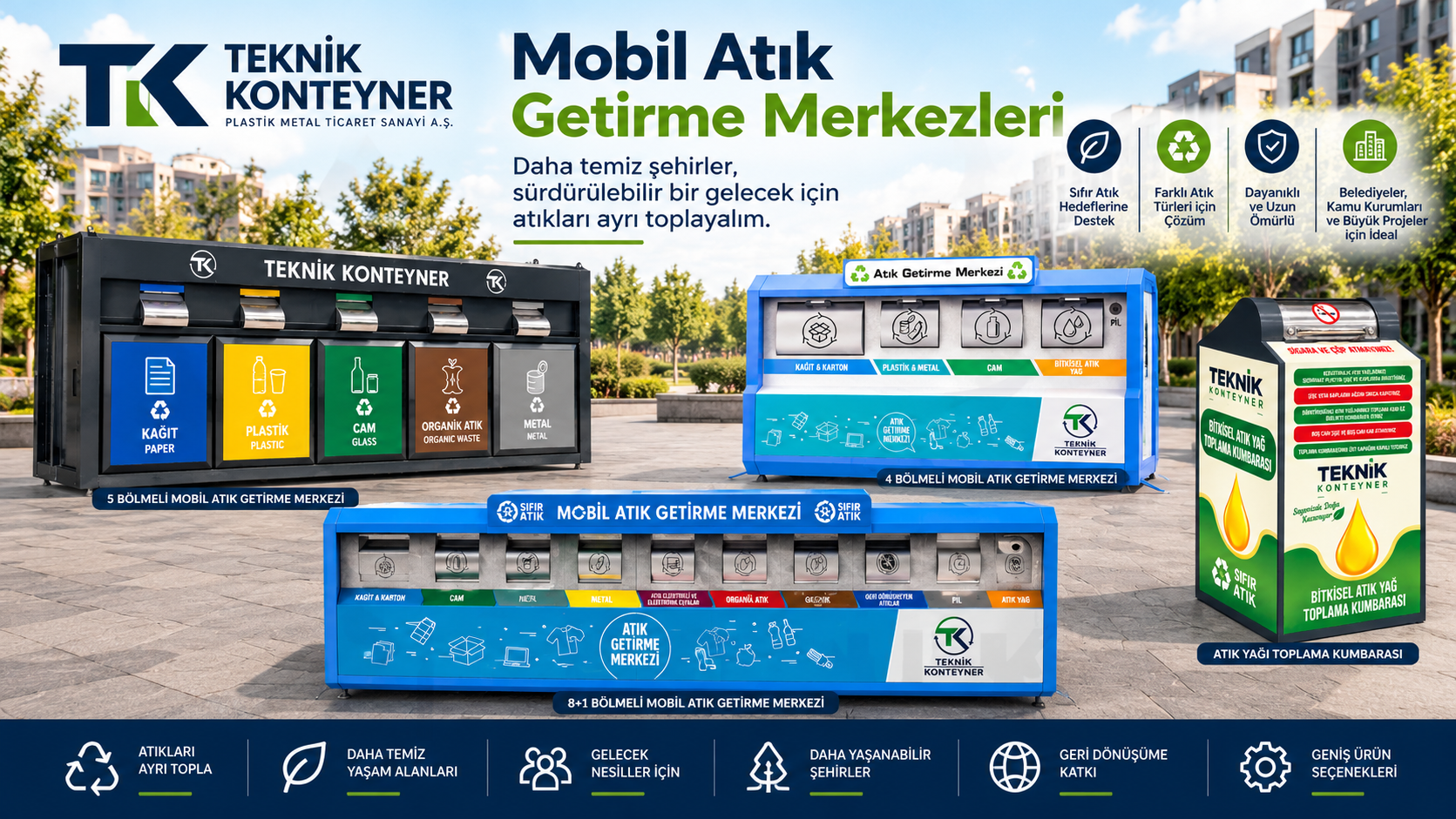 Mobil Atık Getirme Merkezleri: Sıfır Atık Hedefleri İçin Modern, Güvenilir ve Etkili Çözümler