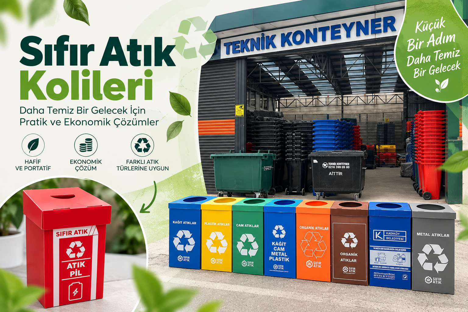 Sıfır Atık Kolileri: Ekonomik, Hafif ve Pratik Geri Dönüşüm Çözümleri