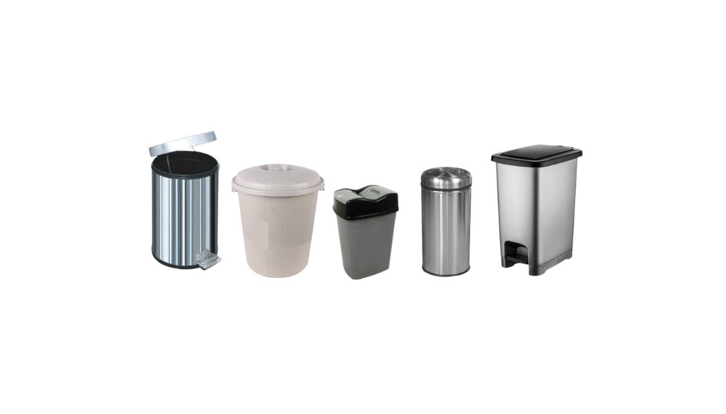 Paslanmaz Çöp Kovaları Pedallı & Pedalsız