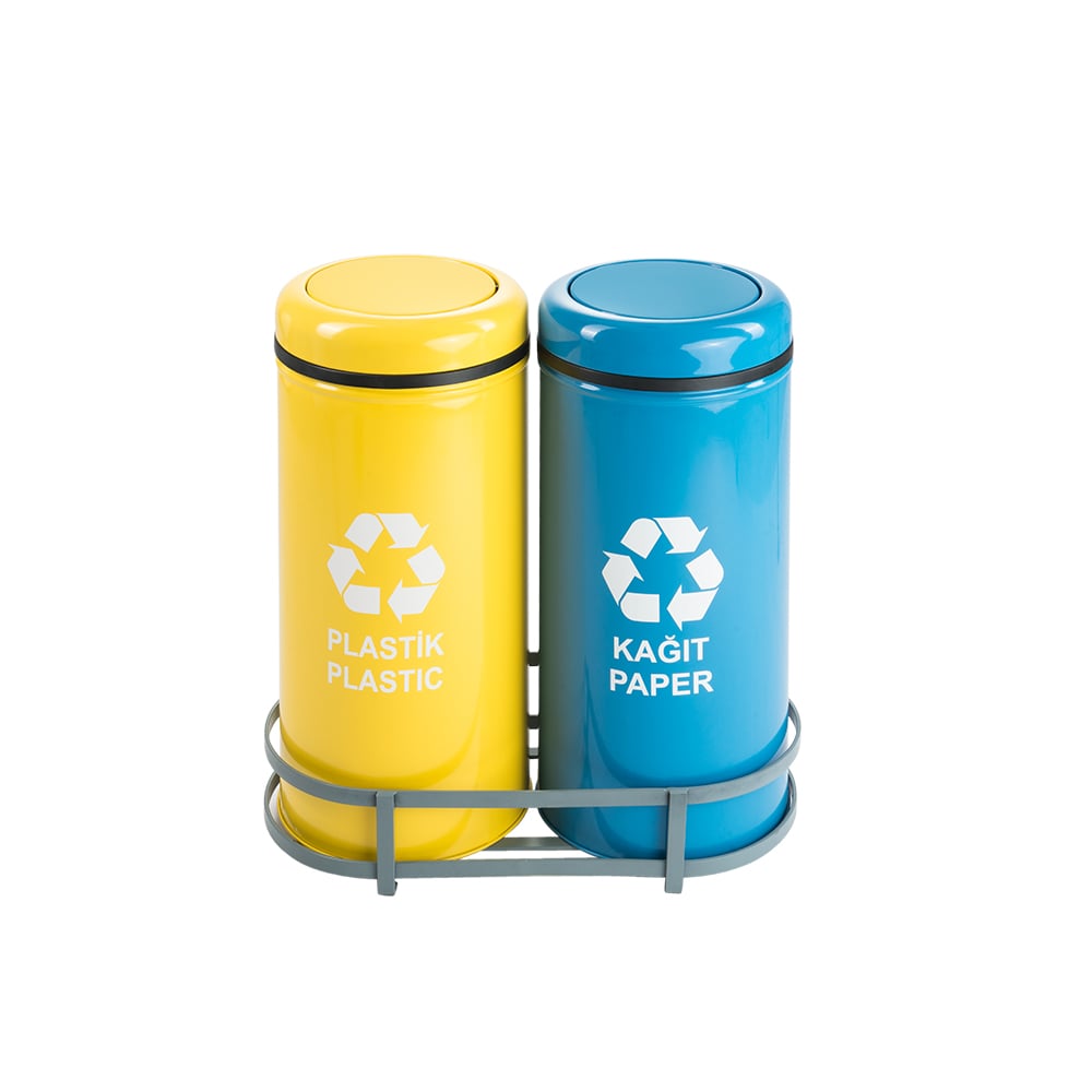 TM-1001C PAINTED ZERO WASTE BOXES - Metal Recycling Bins
