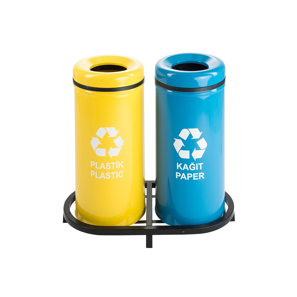 TK-1003C PAINTED ZERO WASTE BOXES - Metal Recycling Bins