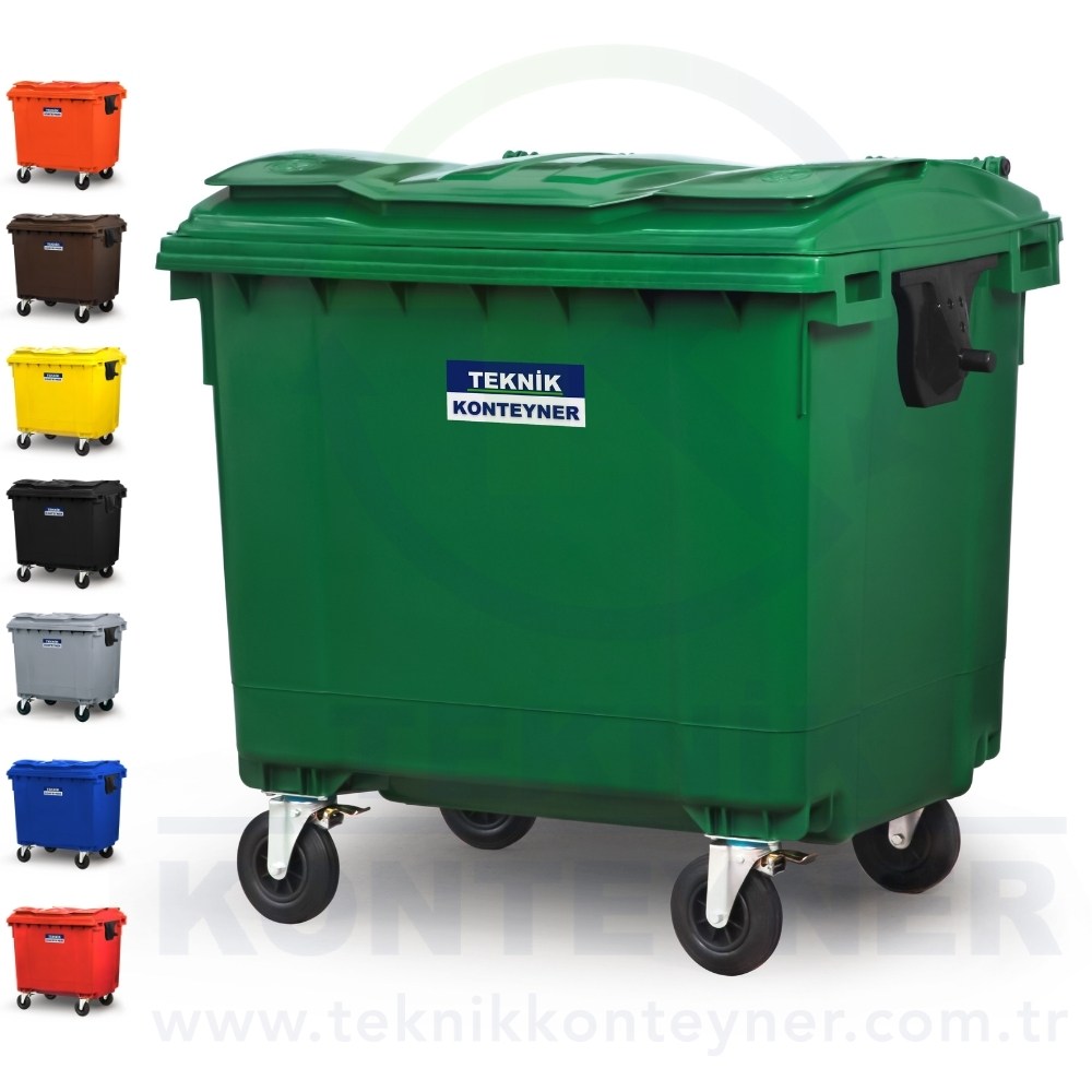 Plastic Waste Container 1100 Liter - Plastic Waste Containers